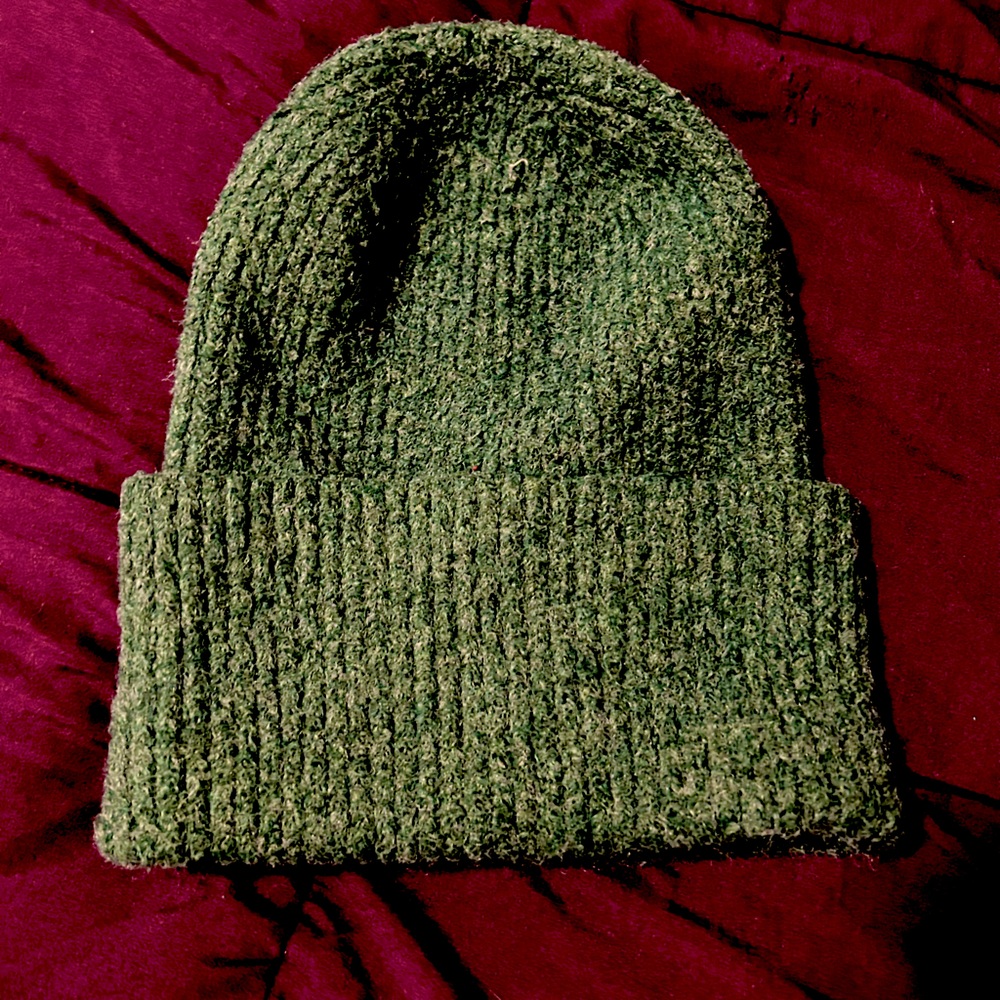 Brand new green beanie